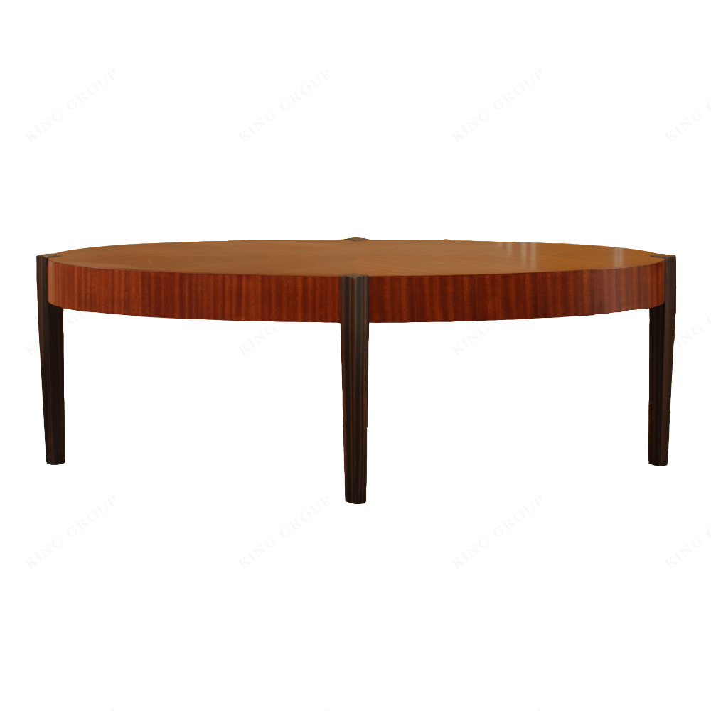 Oval coffee table